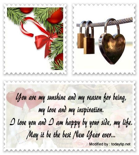 New Year Love Messages Sweet Happy New Year Greetings